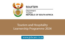 Tourism and Hospitality Learnership Programme 2024