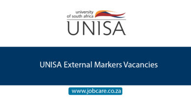 UNISA External Markers Vacancies