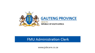 Department of Health is recruiting FMU Administration Clerk