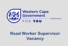 Department of Infrastructure Road Worker Supervisor Vacancy