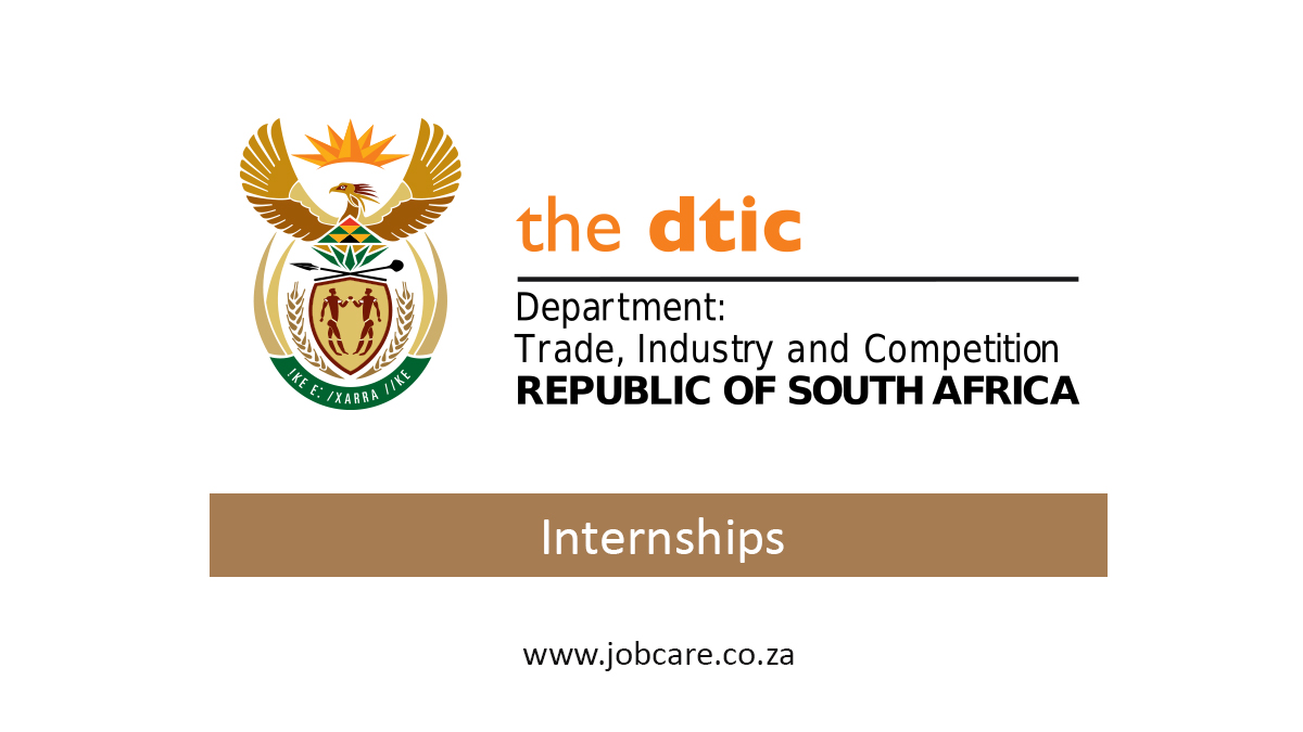 Department of Trade, Industry and Competition Internships