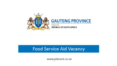 Food Service Aid Vacancy at Far East Rand Hospital