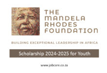 Mandela Rhodes Scholarship 2024-2025 for Youth