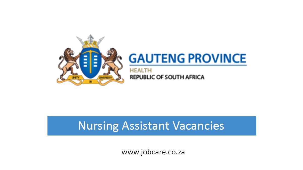 Nursing Assistant Vacancies (X14 Posts) at Department of Health