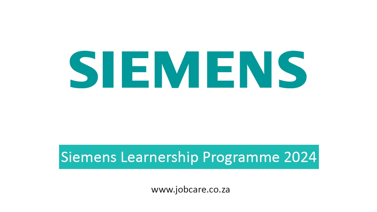 Siemens Learnership Programme 2024