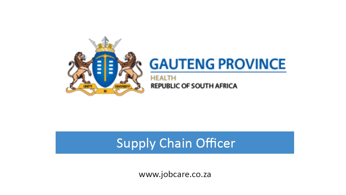 Supply Chain Officer at Gauteng College of Nursing