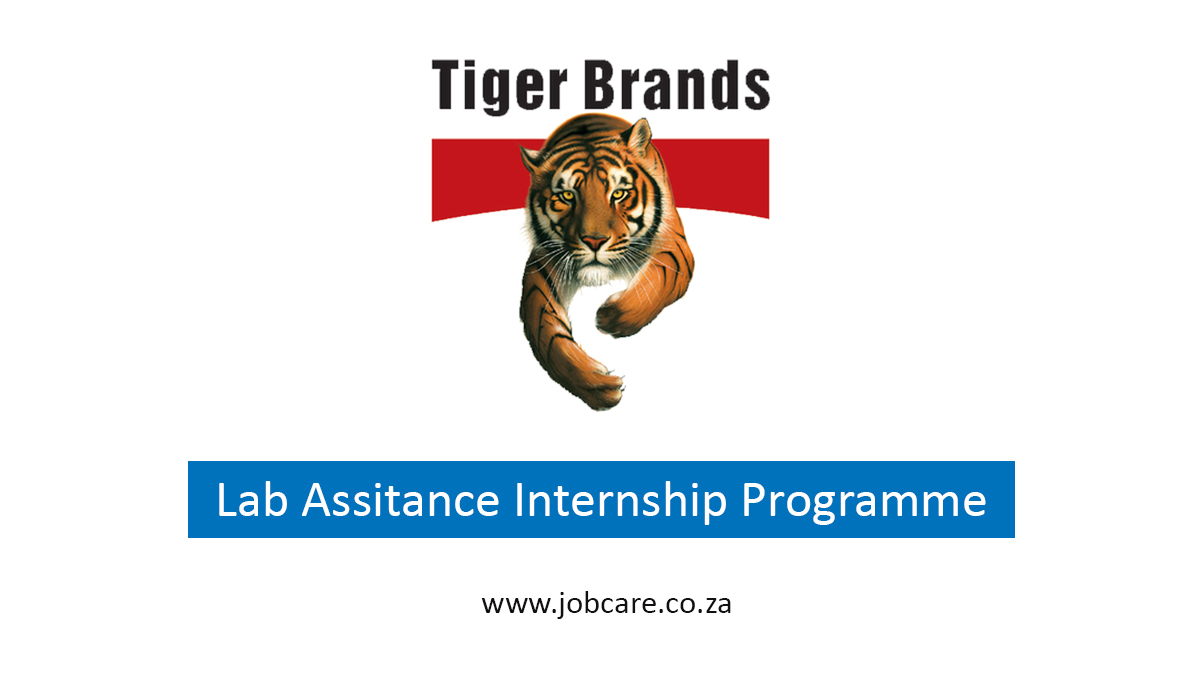 Tiger Brands Lab Assitance Internship Programme
