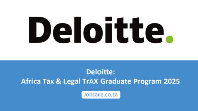 Deloitte: Africa Tax & Legal TrAX Graduate Program 2025