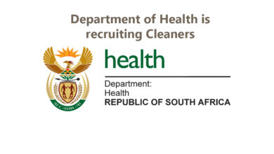 Department of Health is recruiting Cleaners