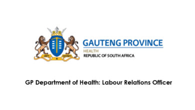GP Department of Health: Labour Relations Officer