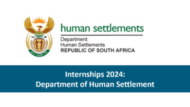 Internships 2024: Department of Human Settlement