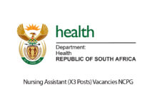 Nursing Assistant (X3 Posts) Vacancies NCPG