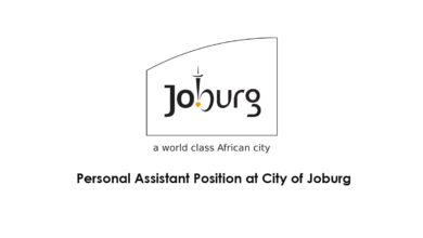 Personal Assistant Position at City of Joburg