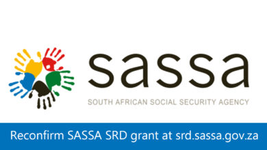 Reconfirm SASSA SRD grant at srd.sassa.gov.za
