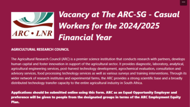 Vacancy at The ARC-SG - Casual Workers for the 2024/2025