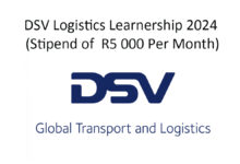 DSV Logistics Learnership 2024 (Stipend of R5 000 Per Month)