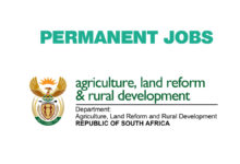 Permanent Jobs for people with Grade 10 (Department of Agriculture)