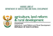 Various Jobs at Department of Agriculture and Rural Development