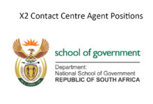 X2 Contact Centre Agent Positions at National School of Government