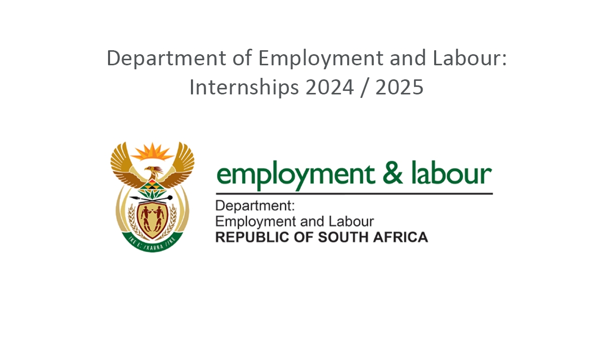 Department of Employment and Labour: Internships 2024 / 2025