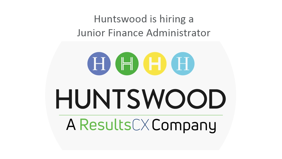 Huntswood is hiring a Junior Finance Administrator