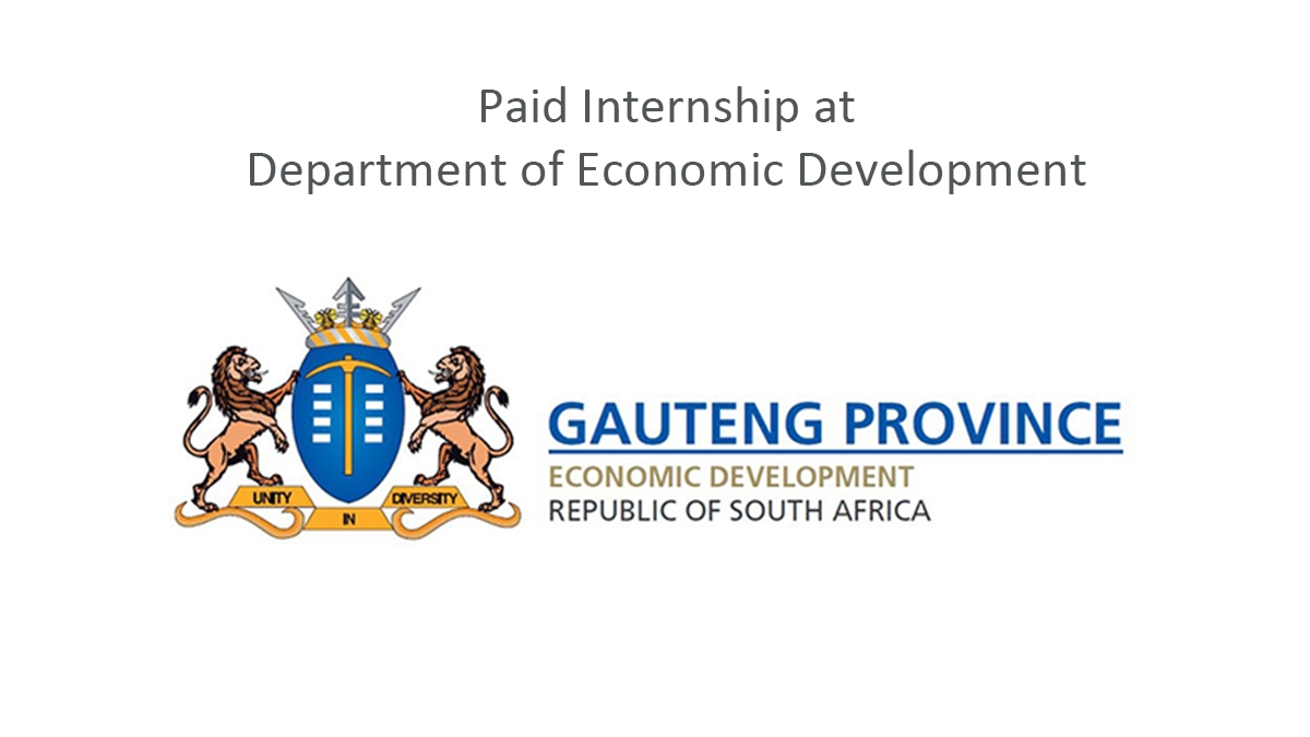 Paid Internship at Department of Economic Development