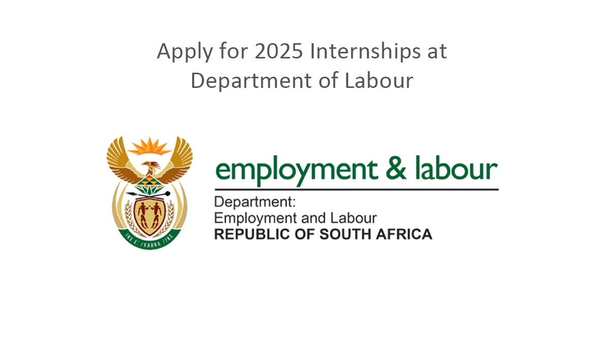 Apply for 2025 Internships at Department of Labour