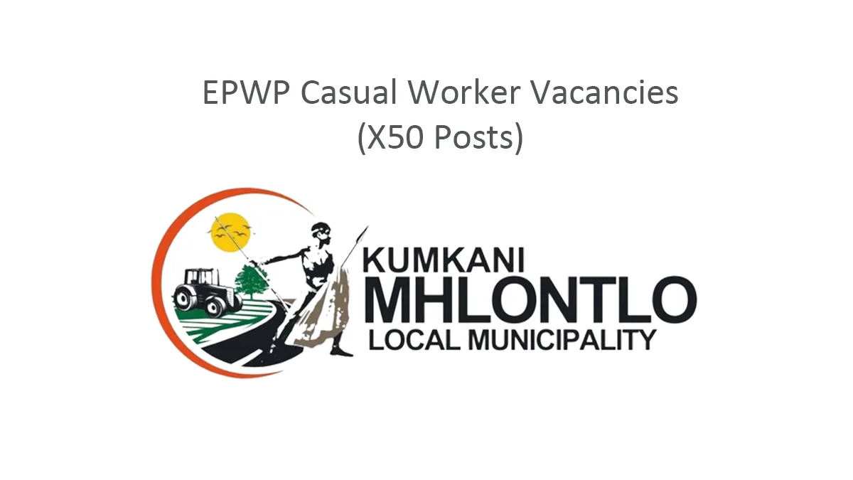 EPWP Casual Worker Vacancies (X50 Posts)