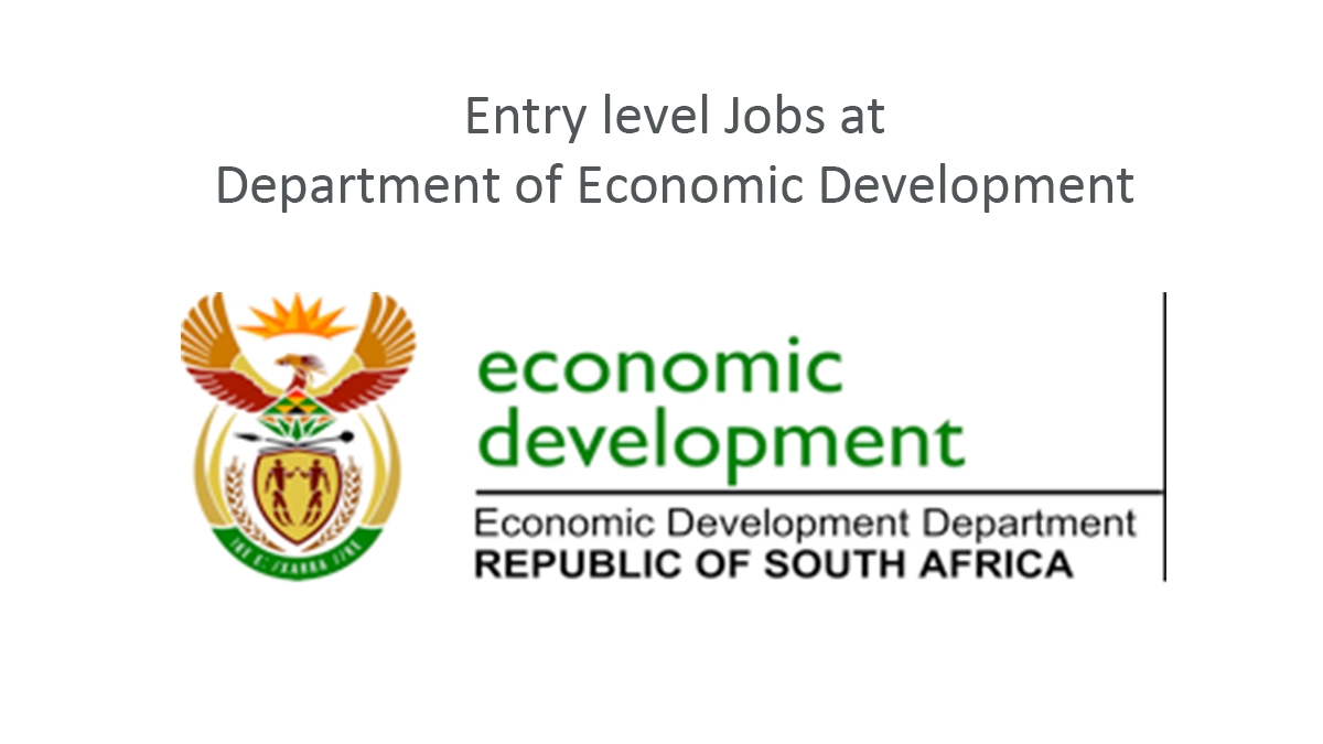 Entry level Jobs at Department of Economic Development