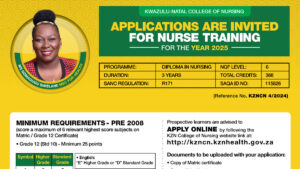 KZN Diploma in Nursing intake for 2025 - Jobcare