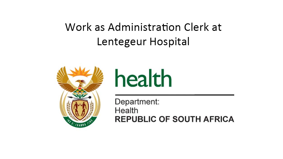 Work as Administration Clerk at Lentegeur Hospital