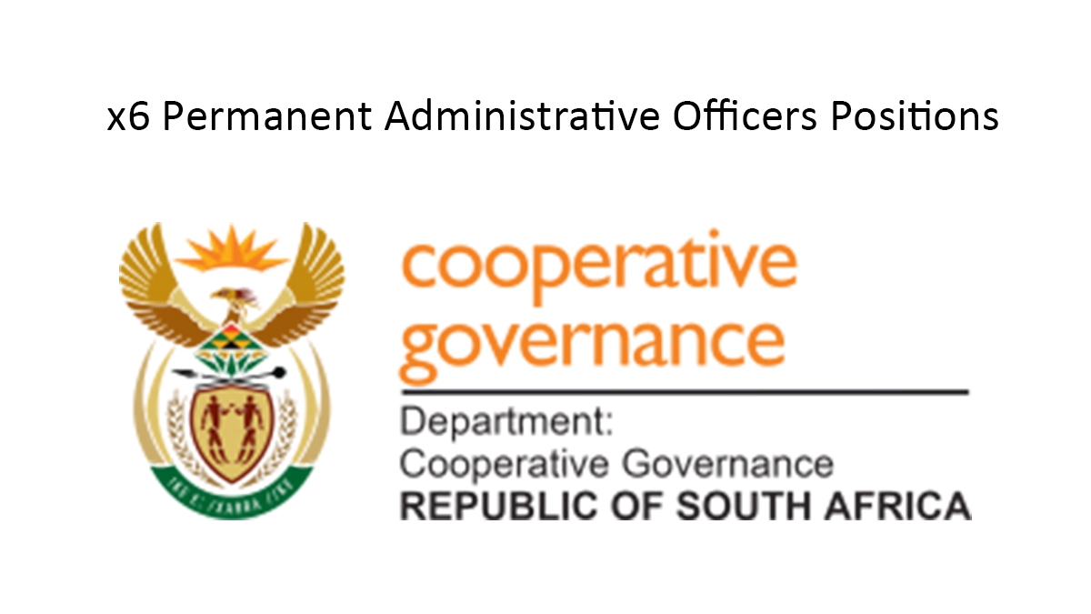 x6 Permanent Administrative Officers Positions