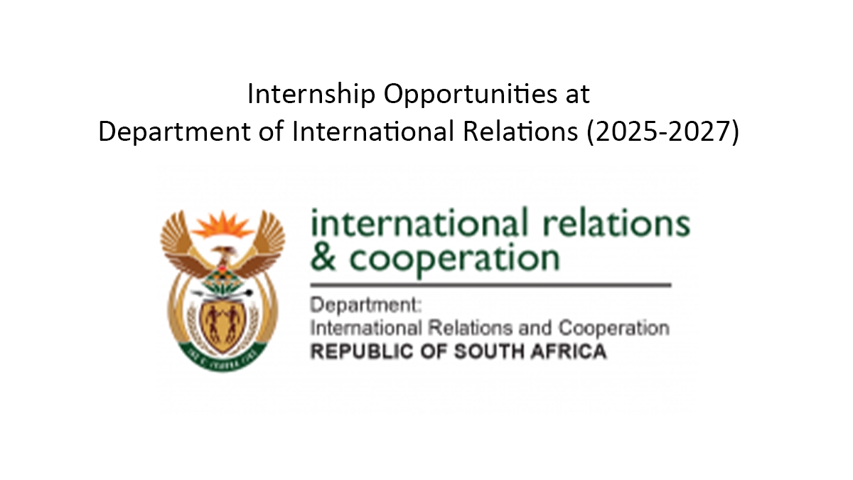 Internship Opportunities at Department of International Relations (2025-2027)