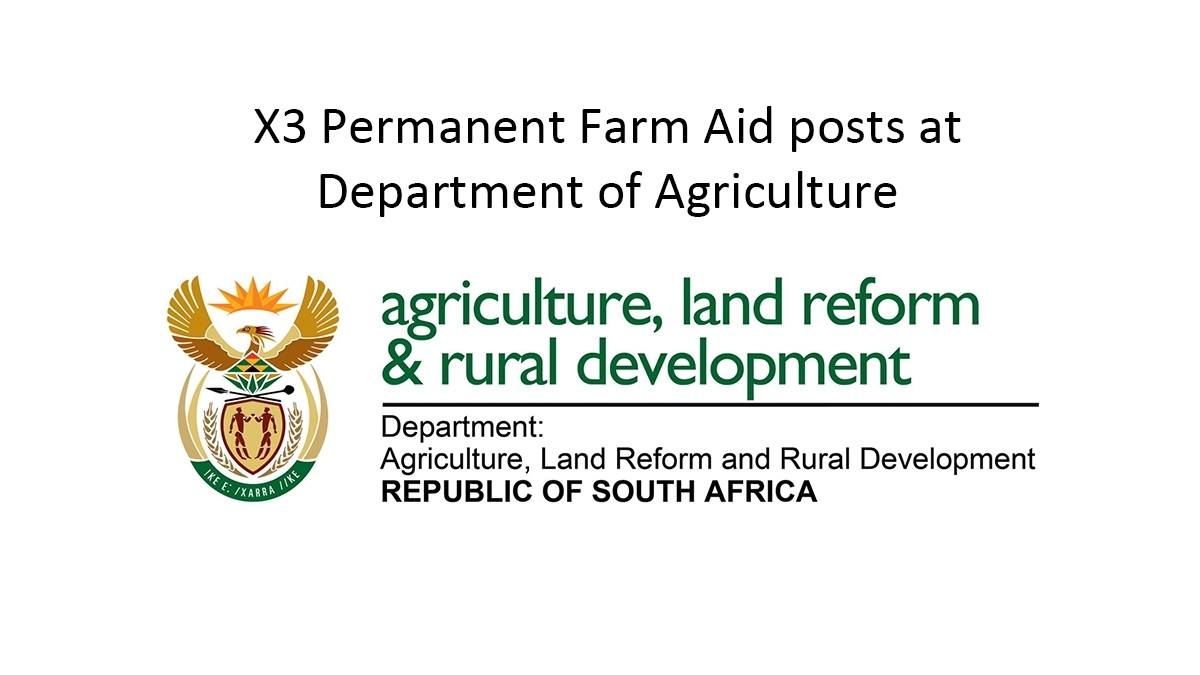 X3 Permanent Farm Aid posts at Department of Agriculture