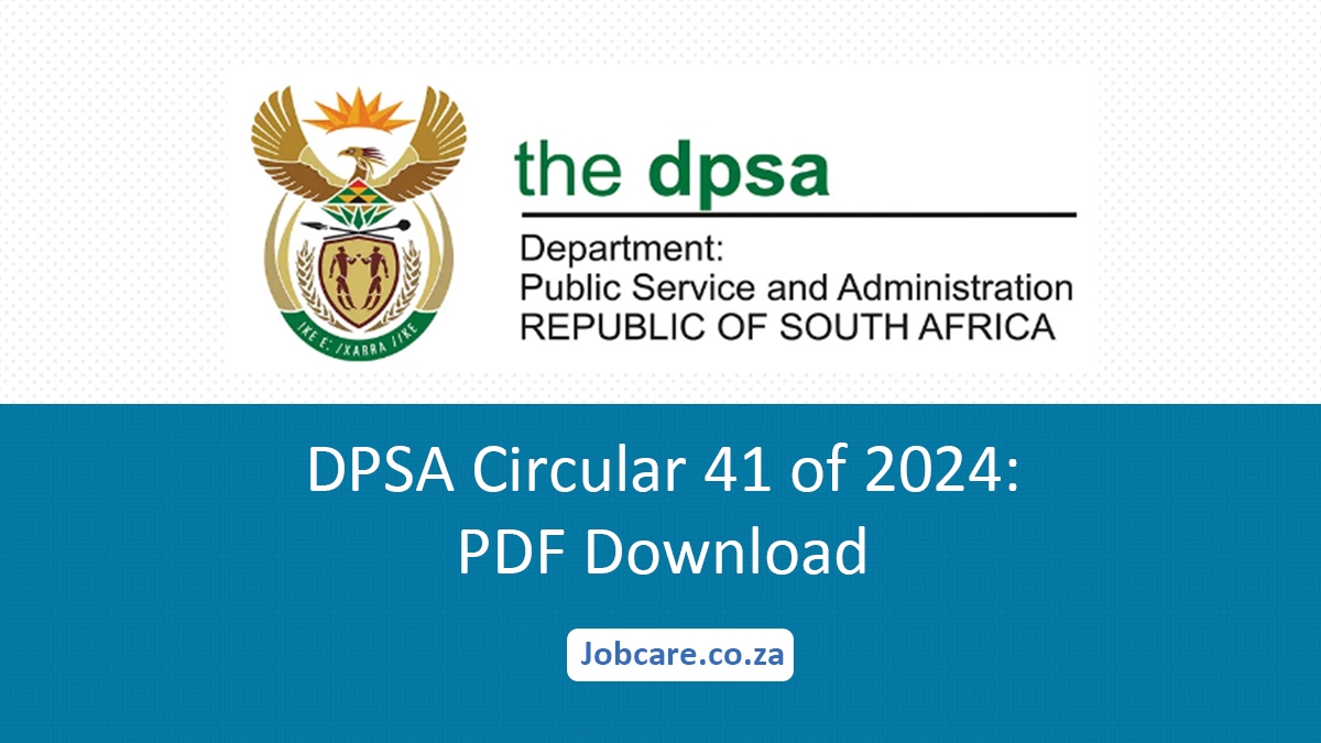 DPSA Circular 41 of 2024: PDF Download