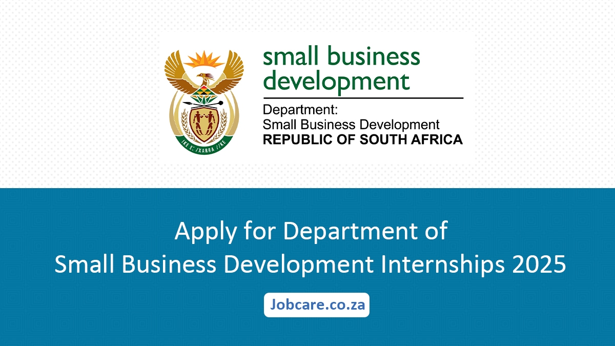Apply for Department of Small Business Development Internships 2025