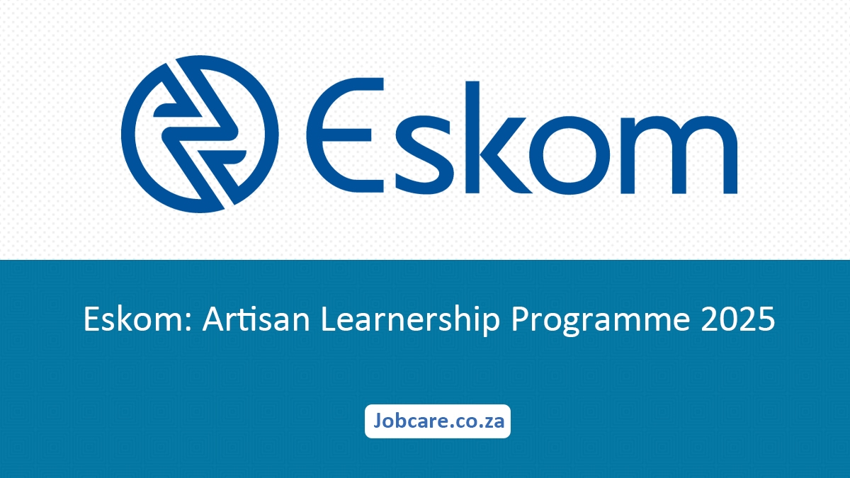 Eskom: Artisan Learnership Programme 2025