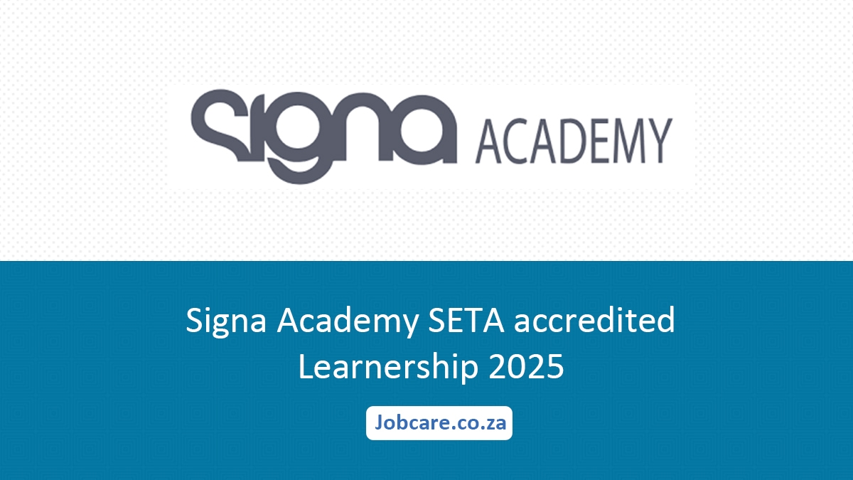 Signa Academy SETA accredited Learnership 2025