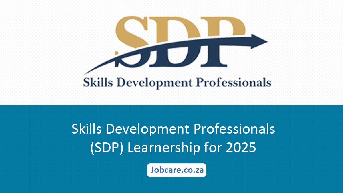 Skills Development Professionals (SDP) Learnership for 2025
