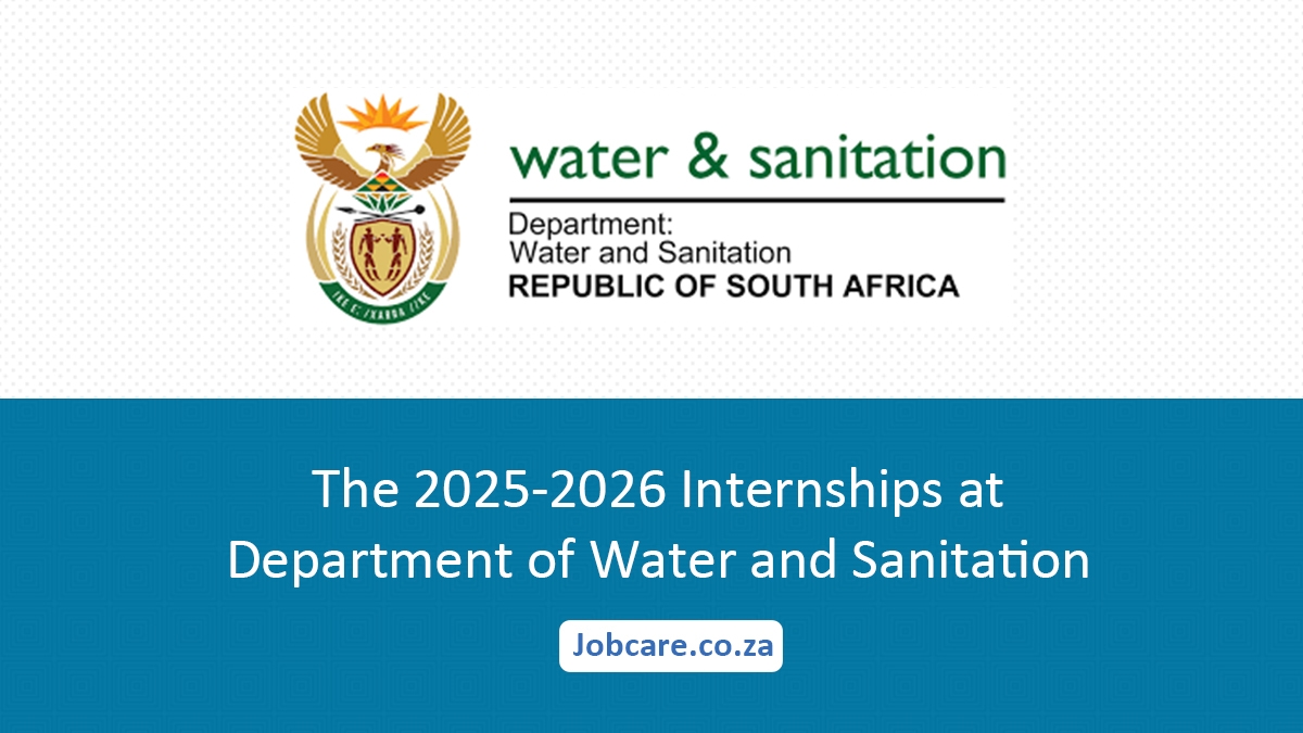 The 2025-2026 Internships at Department of Water and Sanitation