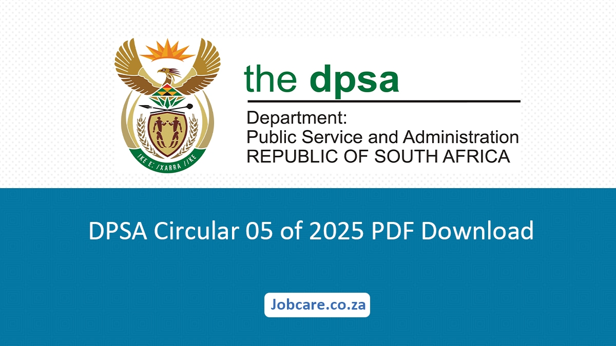 DPSA Circular 05 of 2025 PDF Download