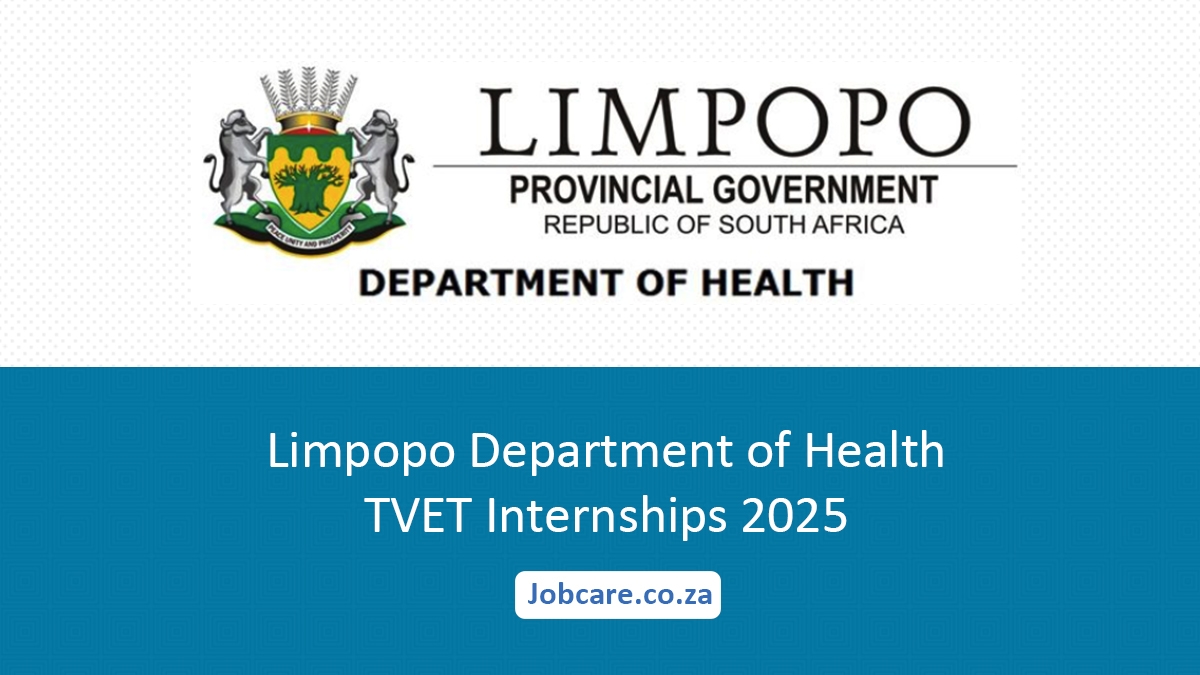 Limpopo Department of Health TVET Internships 2025