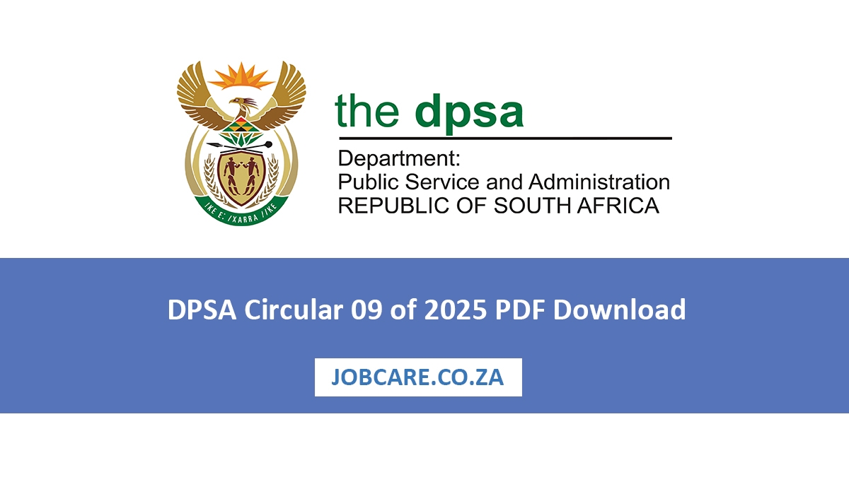 DPSA Circular 09 of 2025 PDF Download