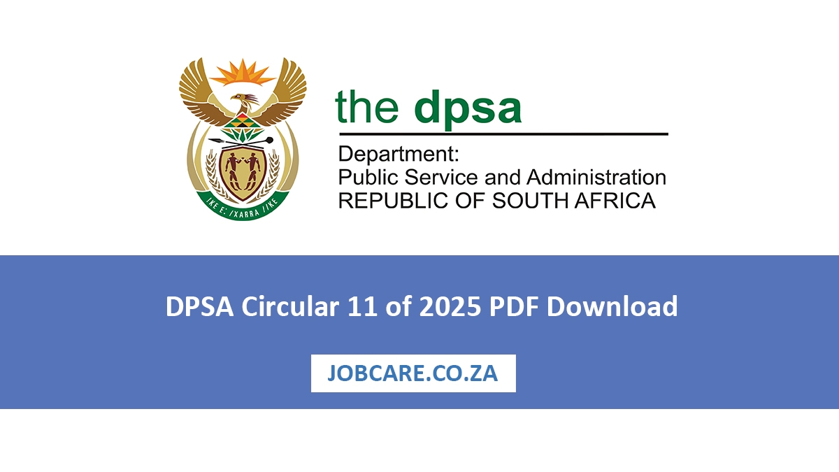 DPSA Circular 11 of 2025 PDF Download