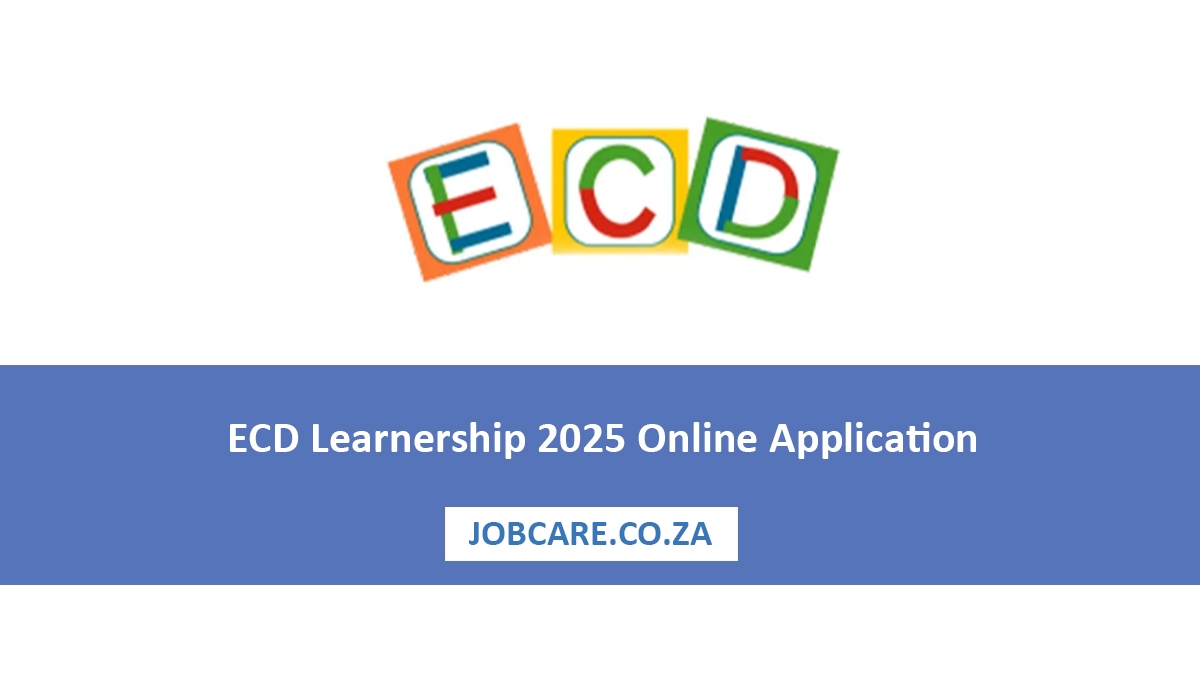 ECD Learnership 2025 Online Application