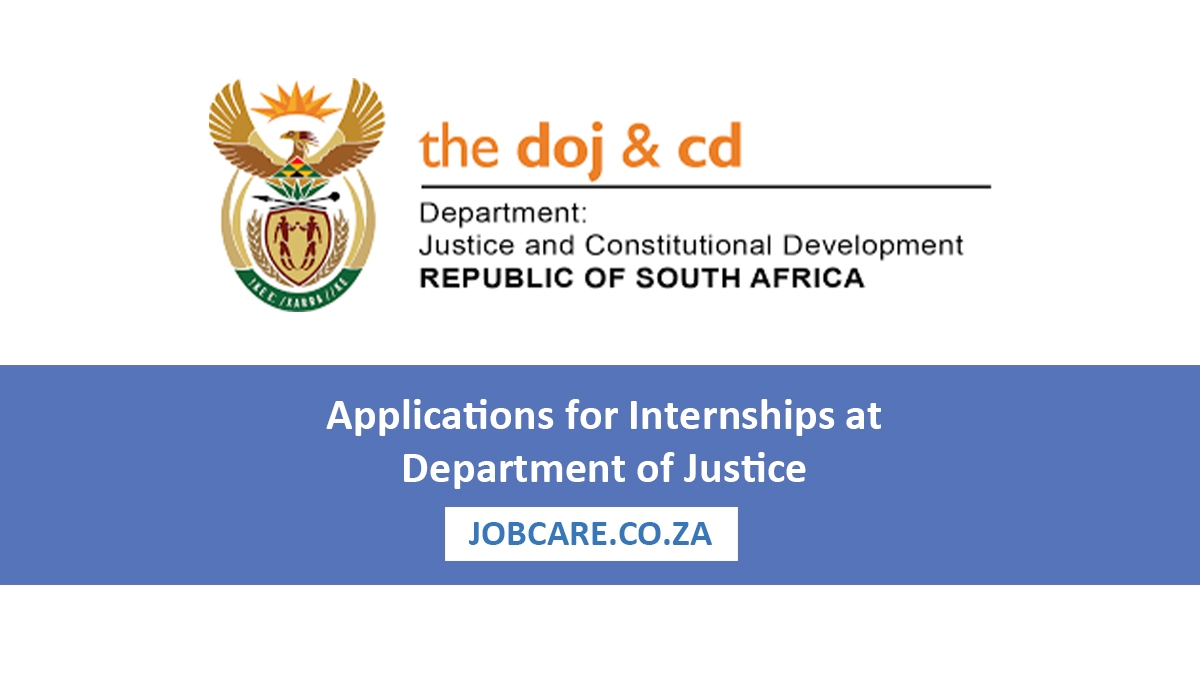 Applications for Internships at Department of Justice