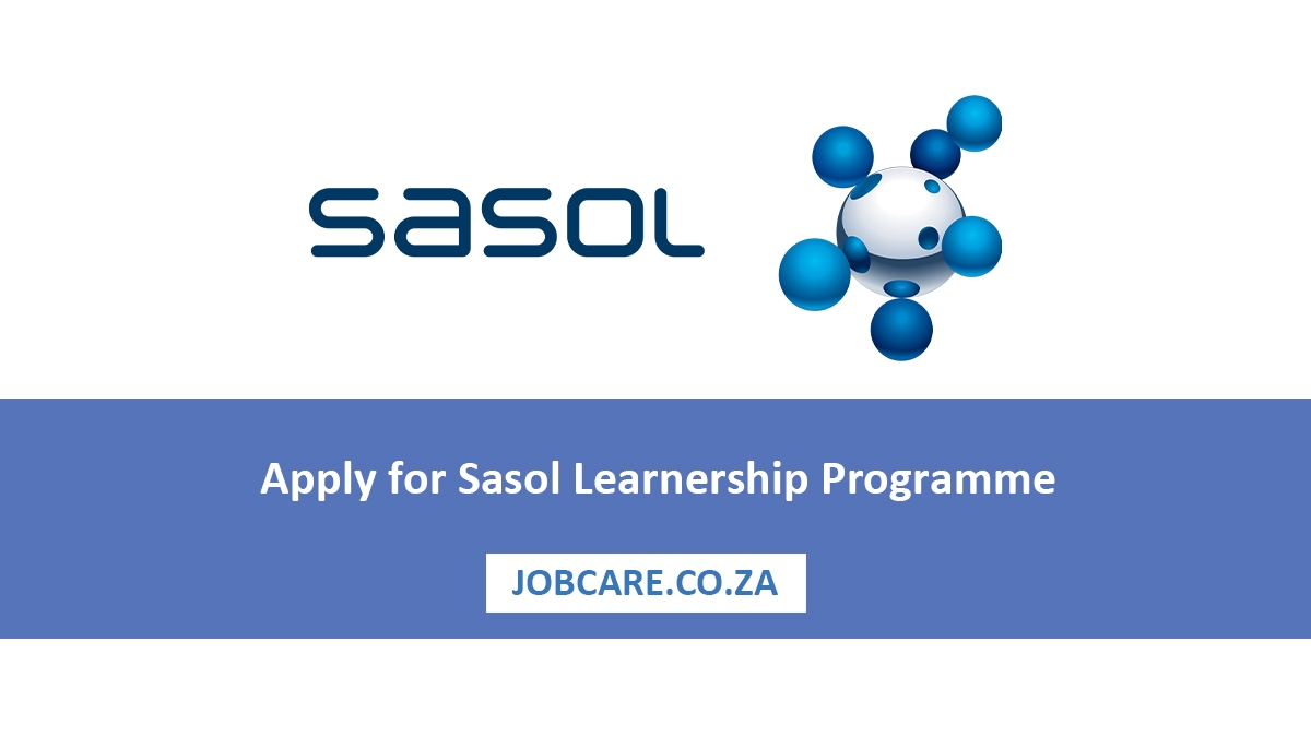 Apply for Sasol Learnership Programme