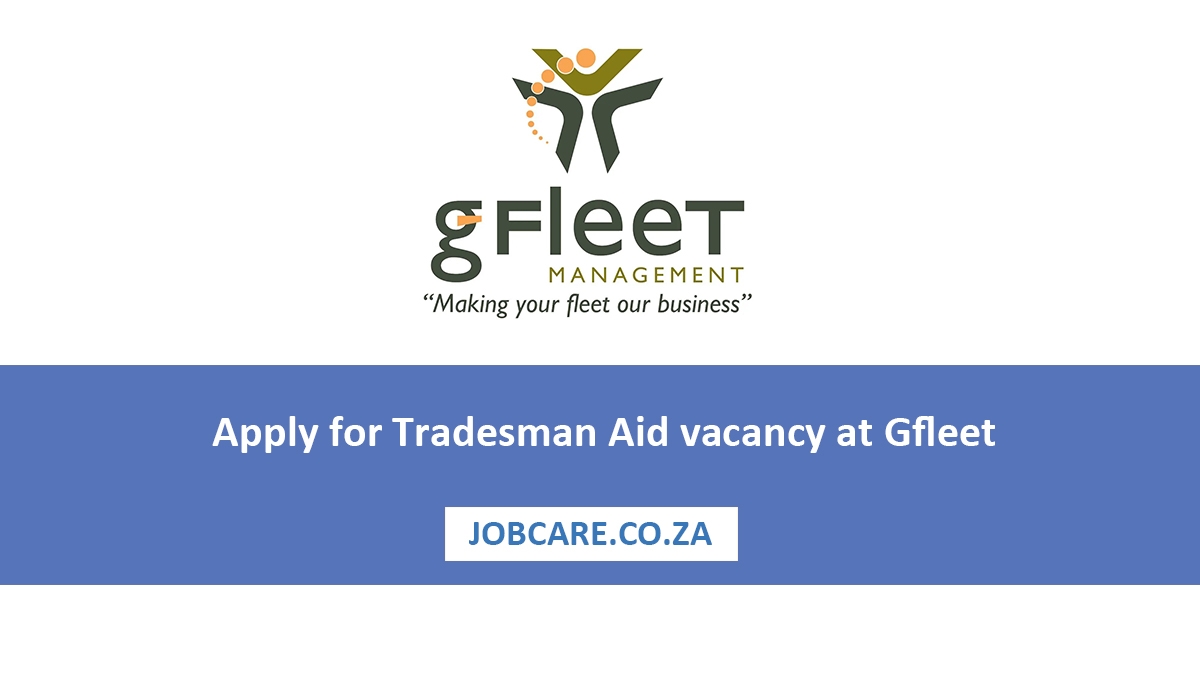Apply for Tradesman Aid vacancy at Gfleet