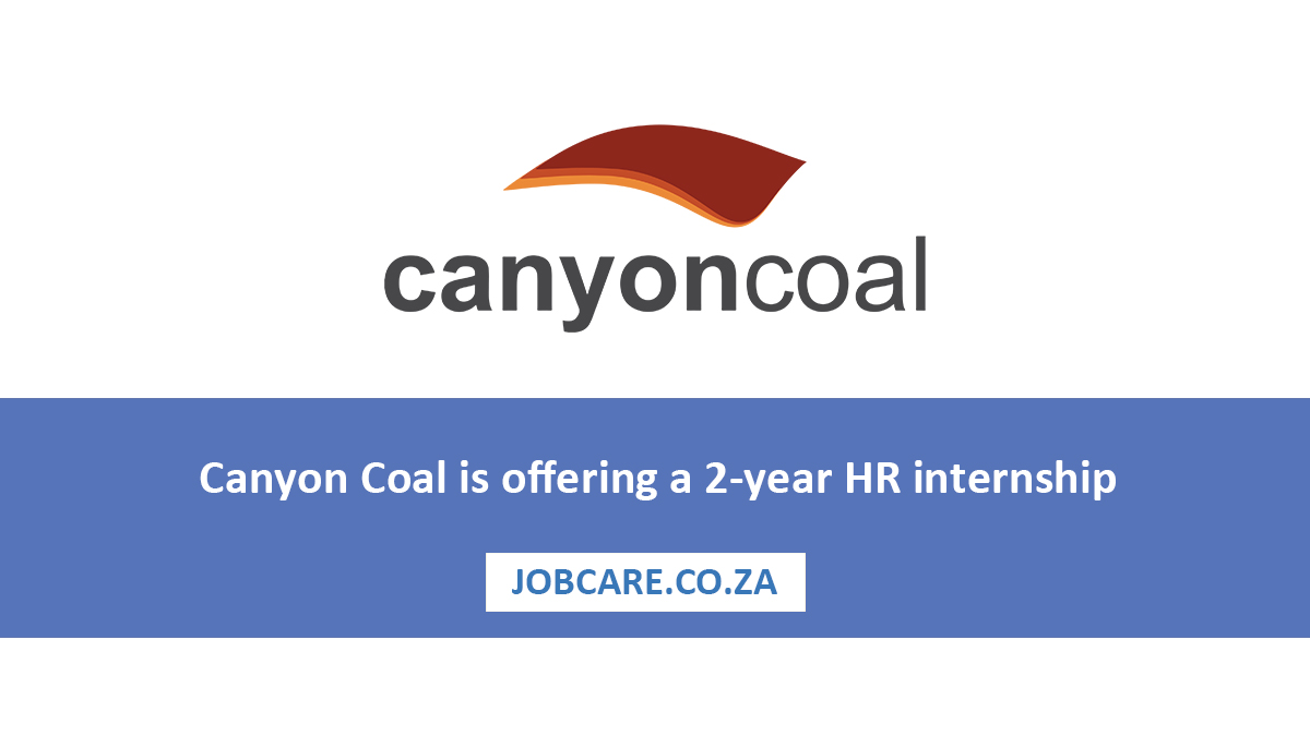Canyon Coal is offering a 2-year HR internship