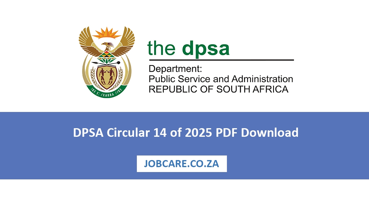 DPSA Circular 14 of 2025 PDF Download